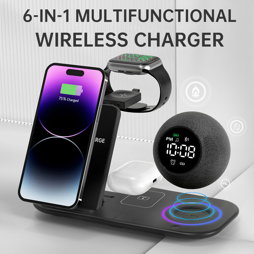 Multi Functional White Noise Ambient Light Alarm Clock Bluetooth Speaker Multi Functional White Noise Ambient Light Alarm Clock Bluetooth Speaker